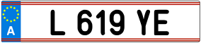 Truck License Plate